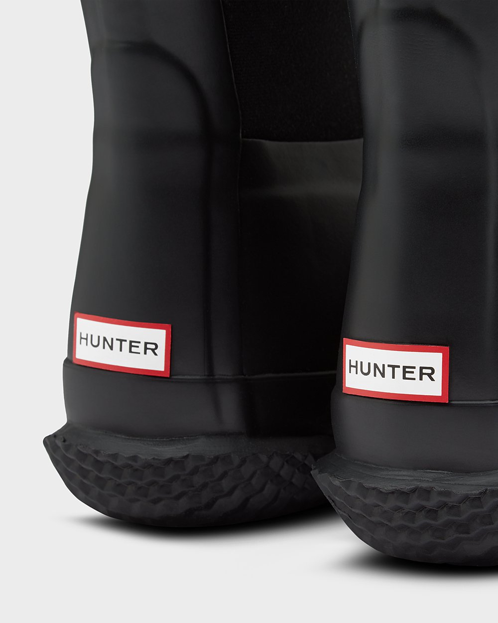 Hunter Original Big Insulated Roll Top Sherpa Snow Boots - Outlet Store Kids Black - FEQDOZ381